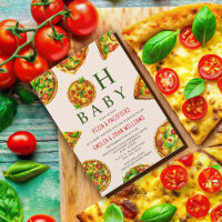 Oh Baby Pizza Tomates Olivia Chá de fraldas Verde