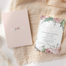 Oh Chá de fraldas Rapariga BOHO Watercolor Flower 