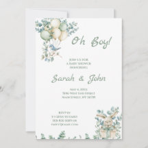 Oh, garoto, Chá de fraldas Eucalyptus