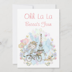 Convite Oh La La Parisiense  