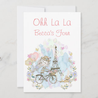 Convite Oh La Parisiense