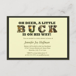 Convite Oh o cervo, um fanfarrão pequeno está em sua