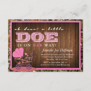 Convite Oh o cervo, uma gama pequena está em sua maneira!