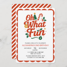 Oh, Que Divertido Aniversário De Natal