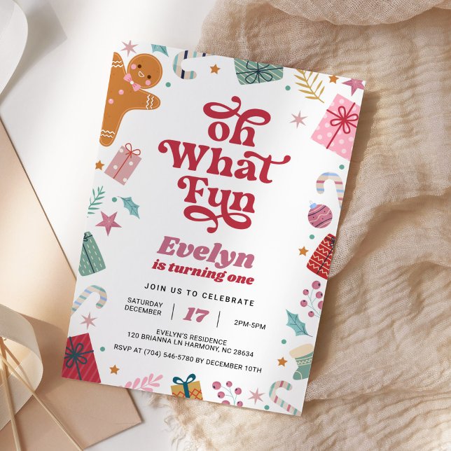 Convite Oh Que Feliz Natal De Noite (Criador carregado)