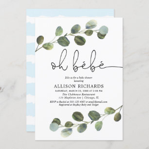 Convite Oh, querida... o tema do francês...