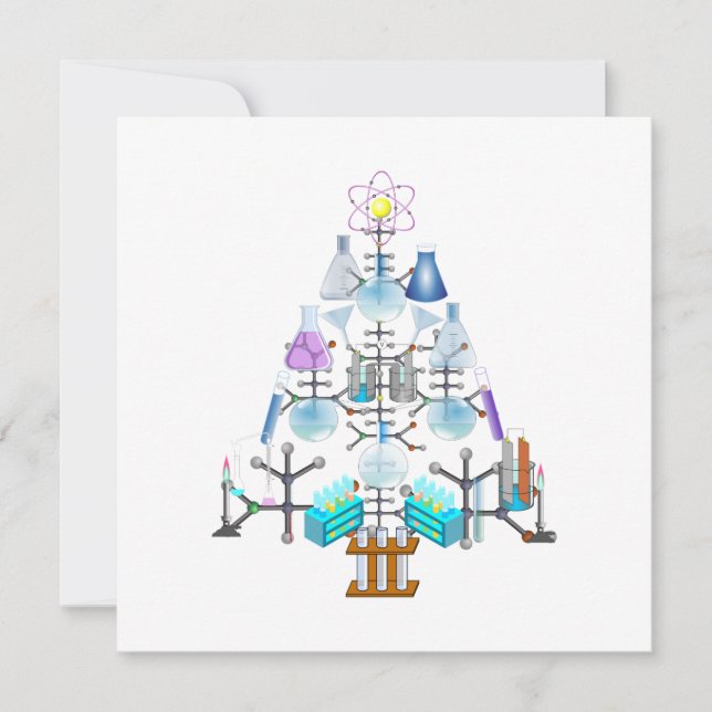 Convite Oh Química, Oh Árvore Química (Frente)