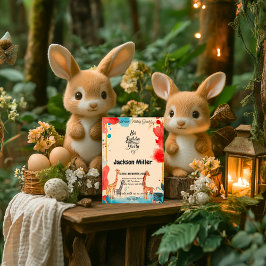 Convite Oito e sentindo Excelente 8º aniversário Vermelho