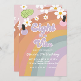 Convite Oito é uma víbora Spa Rainbow 8º aniversário