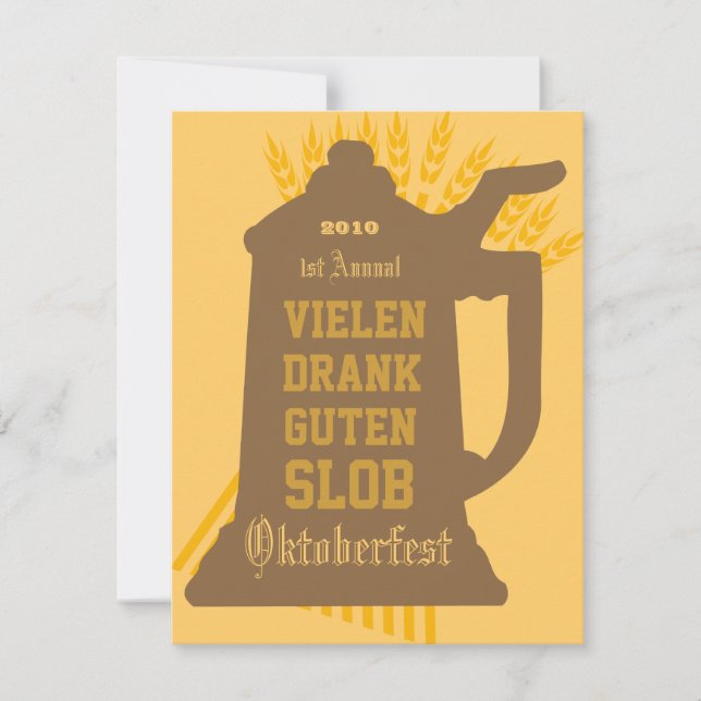 Convite Oktoberfest (Frente)