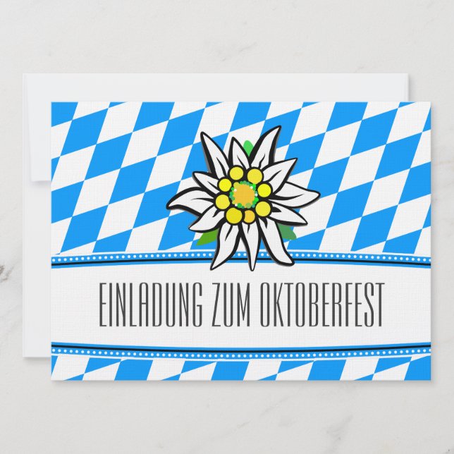 Convite Oktoberfest Einladung (Frente)