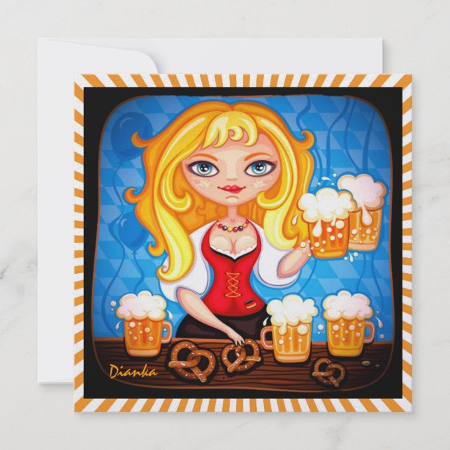 Convite Oktoberfest - Octoberfest (Frente)
