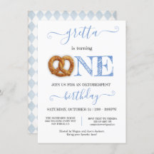 Oktoberfest Pretzel girando uma Festa de aniversár