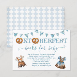 Convite Oktoberfest Pretzel Lederhosen Livros para bebê