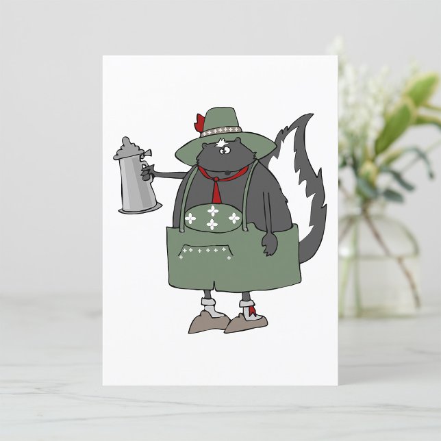 Convite Oktoberfest Skunk (Criador carregado)