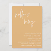 Olá Bebê Minimalista, Chá de fraldas Boho Inv