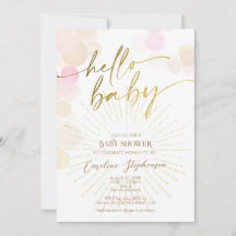 Olá Sunshine Boho Modern Happy Baby Chá