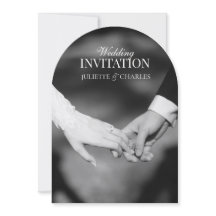 Old Money Black & White | Wedding Invitation