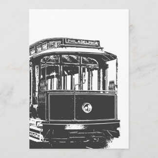 Convite Old Tram | Streetcar Philadelphia | Vintage