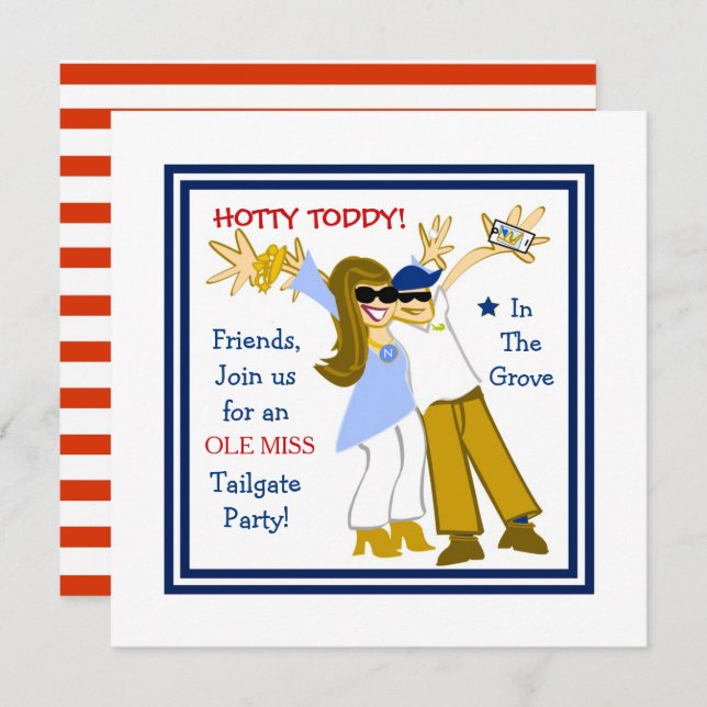 Convite Ole Miss Selfie (Frente/Verso)