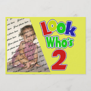 Convite Olha quem é 2/ Aniversário