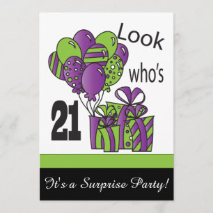 Convite Olha quem tem 21 anos   aniversário de 21 anos