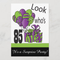 Olhe quem é aniversário de 85% pipe% 85th