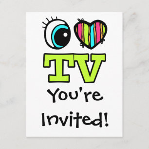 Convite Olho Brilhante Coração Eu Amo TV