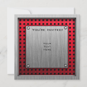 Convite Olho de alumínio escovado Golfer