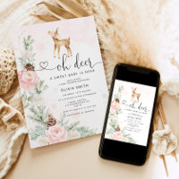 Olho de inverno Um bebê doce está perto do chá de