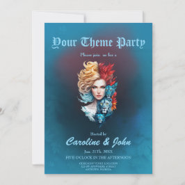 Convite Olhos do Leão e Cabelo Estrelado