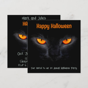 Convite Olhos Encantados e Sussurros de Meia-Noite