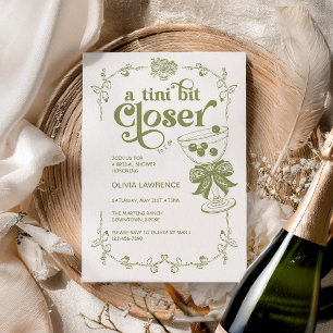 Convite Olive Green um pouco mais perto de mim