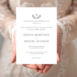 Convite Olivia Invitación de Boda Cristiana Wedding