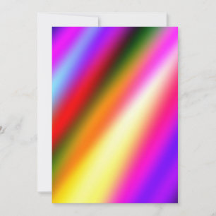 Convite Ombre de água azul rosa abstrato arco-íris pastel