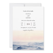 Ondas de Oceano Rosa Gentilosas no Casamento de Da