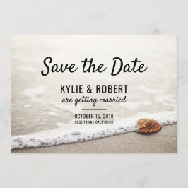 Convite Ondas de Praia Casamento Save The Date