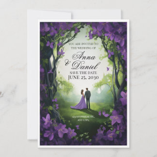 Convite Onde a Elegância Encontra o Amor Eterno Casamento