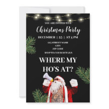 Onde meu ho está no natal rude e engraçado