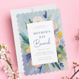 Convite Onde o amor cresce o Brunch do Dia de as mães