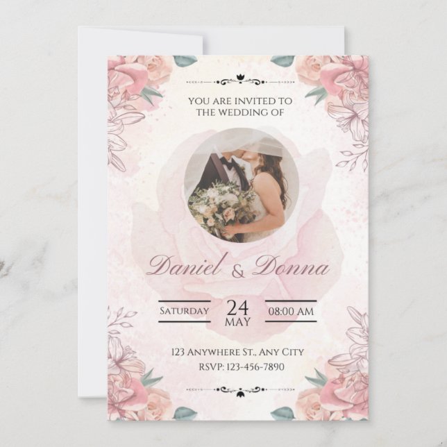 Convite Onde o amor se encontra para sempre (Frente)