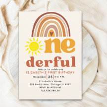 One - Derful Cute First Birthday with Boho Style