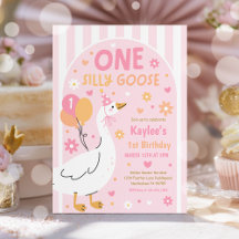 One Silly Goose 1st Birthday Party Spring Birthday