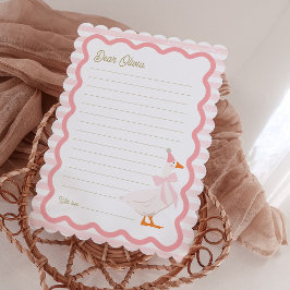 Convite One Silly Goose 1st Birthday Time Capsule Cards