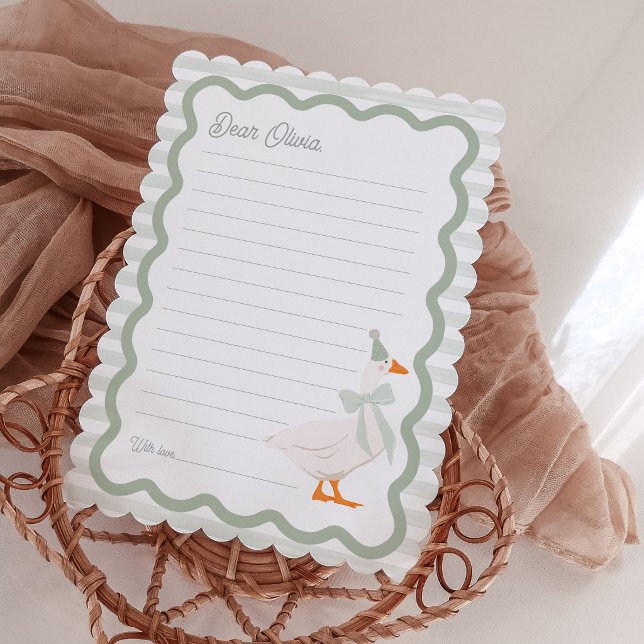 Convite One Silly Goose 1st Birthday Time Capsule Cards (Criador carregado)