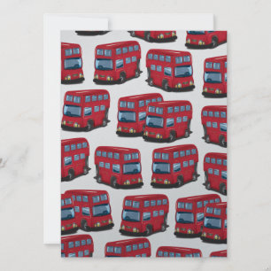 Convite Ônibus de Londres