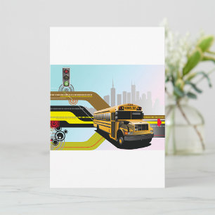 Convite Ônibus Escolar da Cidade Cibernética