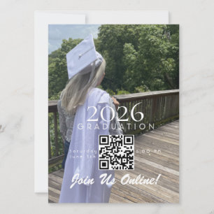 Convite Online de Formatura QR Code 2026