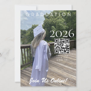 Convite Online de Formatura QR Code 2026 Foto