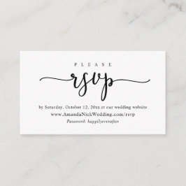 Convite online RSVP, Website de casamento